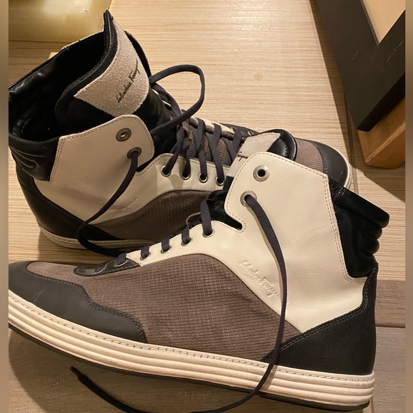 Ferragamo High Top Sneakers